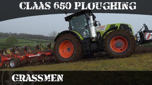 Claas 650 Ploughing