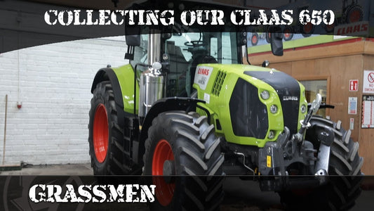 McCarthys Claas- Collecting our new Claas 650 Axion