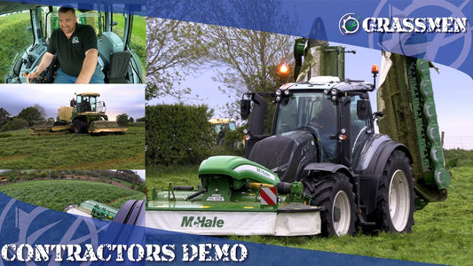 Contractor Demo - DJ McKay Tests the McHale Mowers and Valtra T234