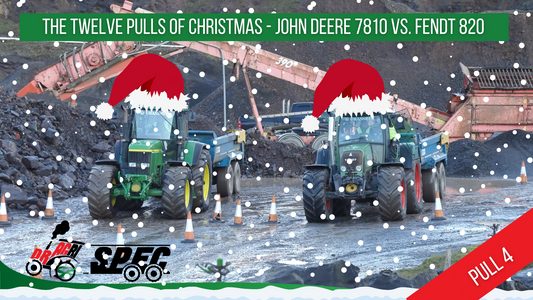 DRAGRI-SPEC - THE TWELVE PULLS OF CHRISTMAS - JD 7810 vs  Fendt 820