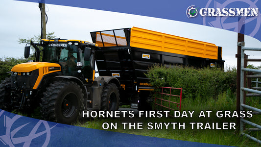 The Hornets first day at grass with the Smyth trailer