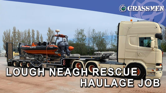 HAULING THE LOUGH NEAGH RESCUE BOAT TO SLIGO - GRASSMEN VLOG