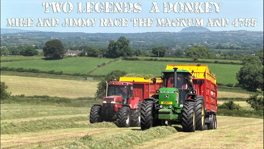 TWO LEGENDS & A DONKEY - Mike and Jimmy race the Magnum and 4755!