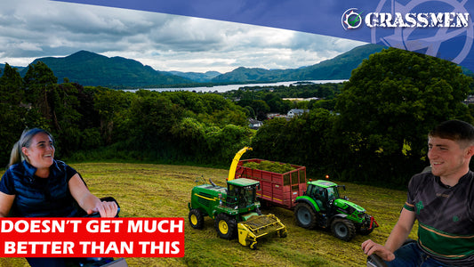 Silage by the lakes of Killarney - Giles Contracting