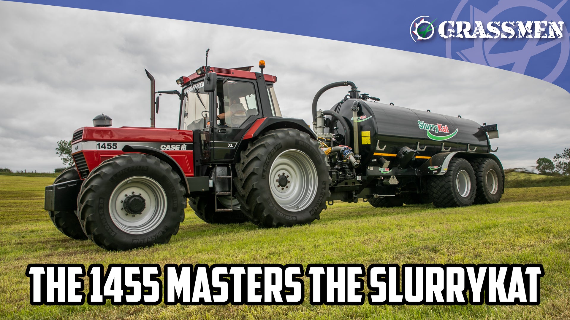 DONKEYCAM - The Case 1455 XL masters the Slurrykat – Grassmen