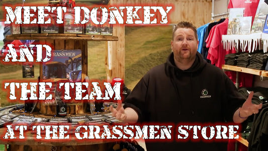 VLOG - Meet Donkey & the Team at the Grassmen Shop!