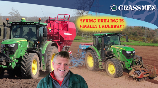 Spring drilling is finally underway!