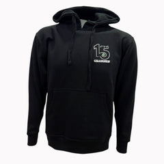 "15 Year's of GRASSMEN" Adults Black Anniversary Hoodie