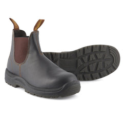 Blundstone Men's 192 Safety Dealer Boots - Stout Brown