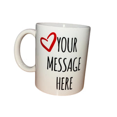 Personalised Valentines Mug