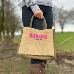 "Holdin the Herd Together" Mini Jute Bag (Add personalised year)