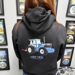 "Ford TW35" Unisex Adults Black Hoodie