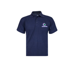 "Massey 6290 & New Holland T7060 - Eat, Sleep, Chop, Repeat." Kids Navy Polo Shirt