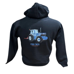 "Ford TW35" Unisex Adults Black Hoodie