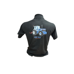 "Ford TW35" Kids Black Polo Shirt