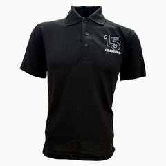 "15 Year's of GRASSMEN" Adults Black Anniversary Polo Shirt