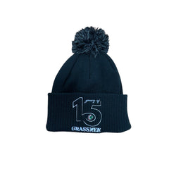 "15 Year's of GRASSMEN" Anniversary Bobble Hat Black