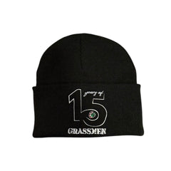 "15 Year's of GRASSMEN" Anniversary Beanie Hat Black