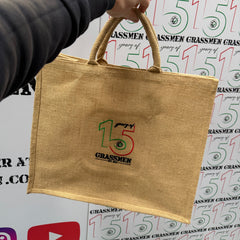 15 Years of GRASSMEN Jumbo Jute Shopping Bag