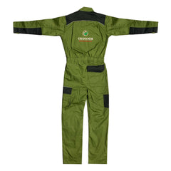 "GRASSMEN" Adults Green/Black Two Toned Coverall