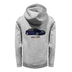 "Craig's Bora" LUX. Adults Grey Hoodie