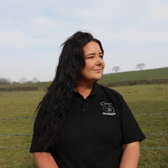 "15 Year's of GRASSMEN" Adults Black Anniversary Polo Shirt