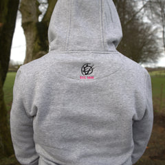 "MAMA" LUX. Adults Grey Hoodie