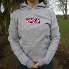 "MAMA" LUX. Adults Grey Hoodie