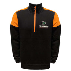 "GRASSMEN" Adults Prime Two Toned 1/4 Zip Sweater (Choose Colour)