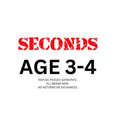 Kids Seconds Age 3-4 ** SECONDS ITEM KIDS**