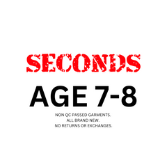 Kids Seconds Age 7-8 ** SECONDS ITEM KIDS**