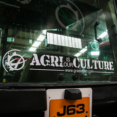 "AGRI is our CULTURE" Window Graphic Large