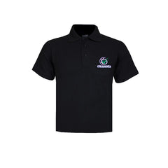 "GRASSMEN" John Deere 3650 Baby Donkey" Kids Black Polo Shirt