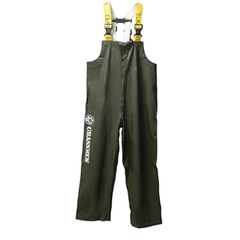 "GRASSMEN" Unisex Adults Waterproof Bib & Brace Olive