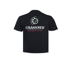 "GRASSMEN" Kids Black T-Shirt