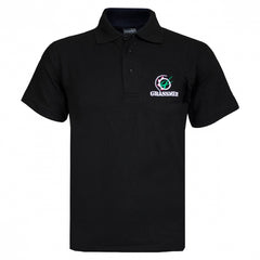 Novelty Polo Shirt Black "If it has wheels or a skirts it's gonna give you problems"