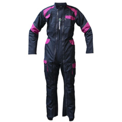 "GRASSMEN" Kids Navy & Pink Coverall