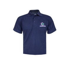 "Eat, Sleep, Chop, Repeat." Kids Navy Polo Shirt