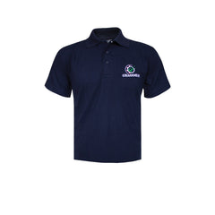 "NO FARMERS. NO FOOD. NO FUTURE." Unisex Kids Navy Polo Shirt