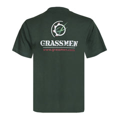 "GRASSMEN" Unisex Adults Bottle Green T-Shirt