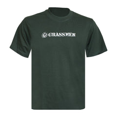 "GRASSMEN" Unisex Adults Bottle Green T-Shirt