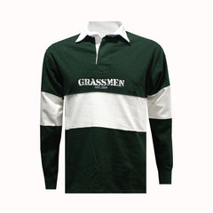 "GRASSMEN" LUX. Unisex Adults Pannelled Rugby Top