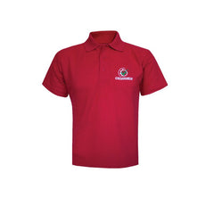 "GRASSMEN" Kids Red Polo Shirt