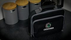 "GRASSMEN" Black Lunch Bag