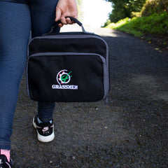 "GRASSMEN" Black Lunch Bag