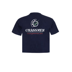 "GRASSMEN" Kids Navy T-Shirt