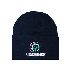 "GRASSMEN" Beanie Hat Navy