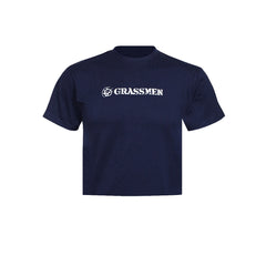 "GRASSMEN" Kids Navy T-Shirt