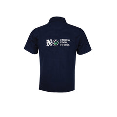 "NO FARMERS. NO FOOD. NO FUTURE." Unisex Kids Navy Polo Shirt