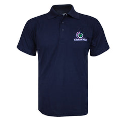 "NO FARMERS. NO FOOD. NO FUTURE." Unisex Adults Navy Polo Shirt